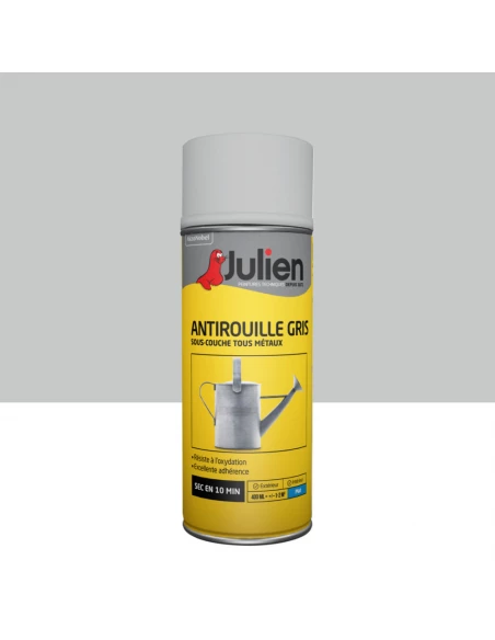 Aérosol Preparation Antirouille Gris 400ml - JULIEN
