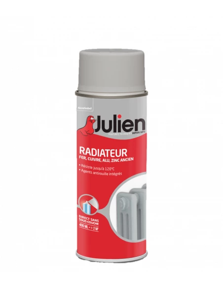 Peinture Radiateur Laque Satin Gri Bet400ml - JULIEN