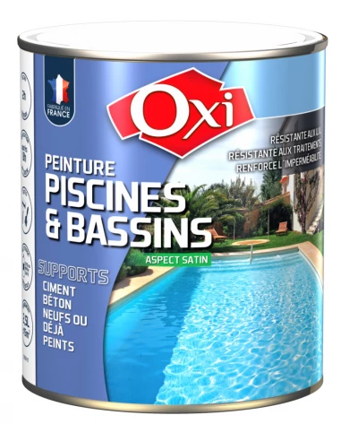 OXI Peinture piscine 2.5 litres bleu - OXI