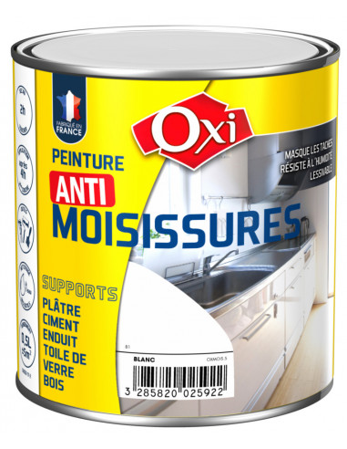 Peinture Anti-moisissures 0.5 litre blanc - OXI