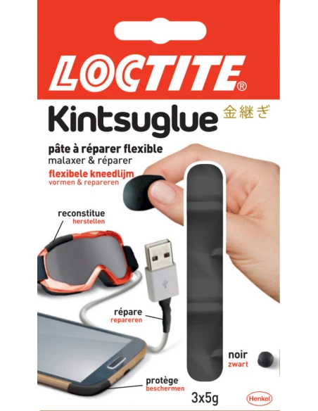 Loctite Kintsuglue Noir 3x5gr - LOCTITE