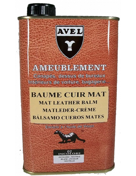 Avel Baume Cuir Mat 500ml Incolore - AVEL