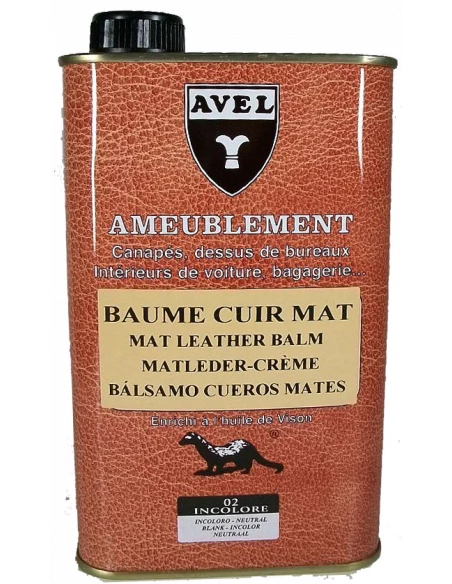 Avel Baume Cuir Mat 500ml Incolore - AVEL