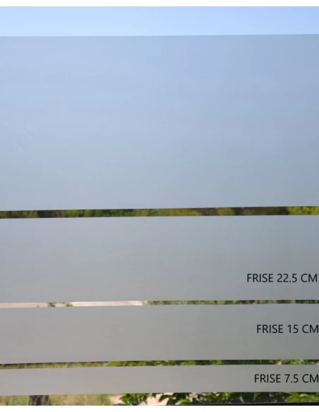 20 Film Frise Vitrostatiq 7.5cm Givre - ACCESS DECO