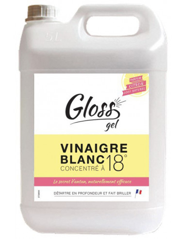 Gloss Vinaigre Blanc Concent18°5l - GLOSS