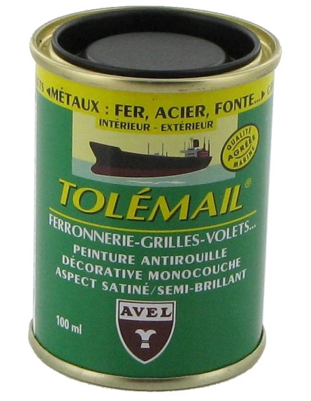 Tolemail Ferronnerie 100ml Gris Mou - TOLEMAIL