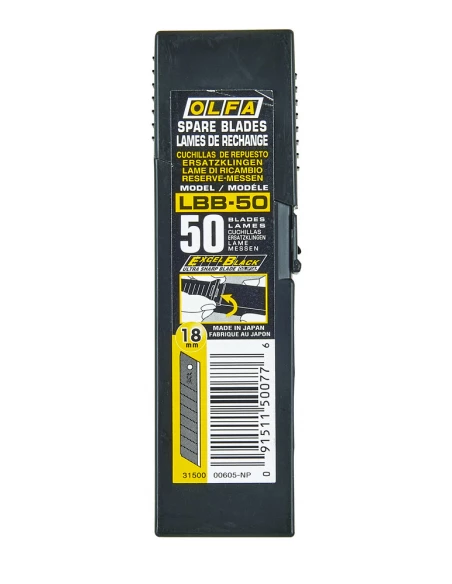 Lames Olfa Noires (ETUI 50 Lames) - ROMUS