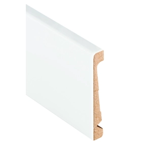 Plinthe 80mm Blanc A Peindre 2m20 - ROMUS