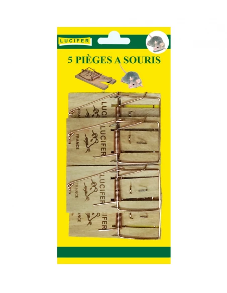 Pieges A Souris X5 Sur Carte - LUCIFER