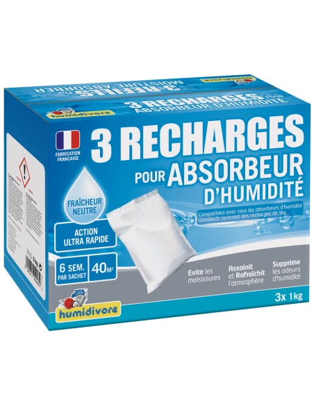 Humidivore Neutre Recharge 3x1kg Neutre - HUMIDIVORE