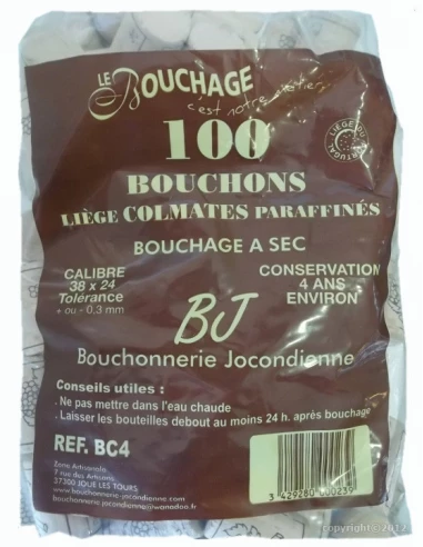 Bouchons X100 Colmate 38x24 4a - BOUCHONNERIE JOCONDIENNE