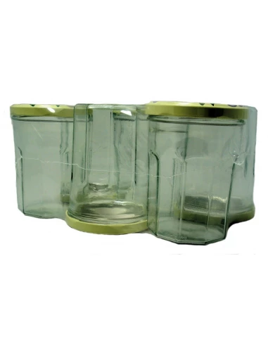 Pot Confiture Pack6 385ml+Couvto82 - BOUCHONNERIE JOCONDIENNE