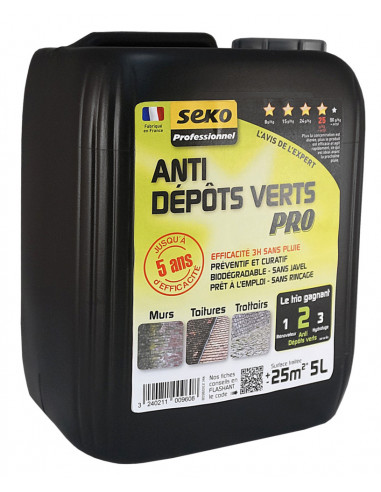 Anti-dépôts verts PRO SEKO 5 litres - SODEPAC