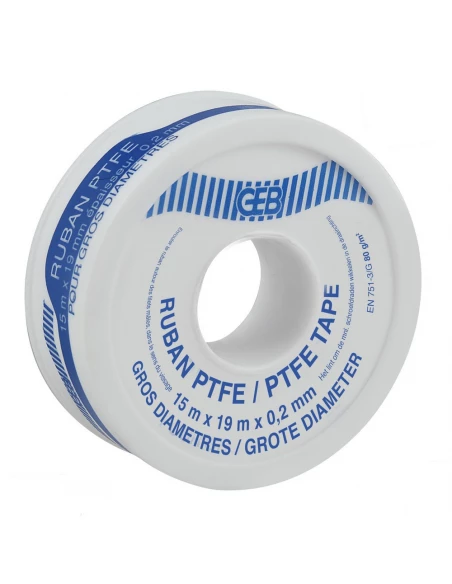 GEB Ruban Gros Diamètre PTFE_vrac_19mmx15mx0_2mm - GEB