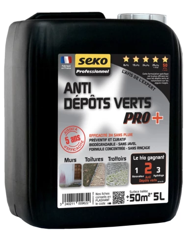 Traitement Anti-Dépôts Verts SEKO PRO 5 litres - SODEPAC