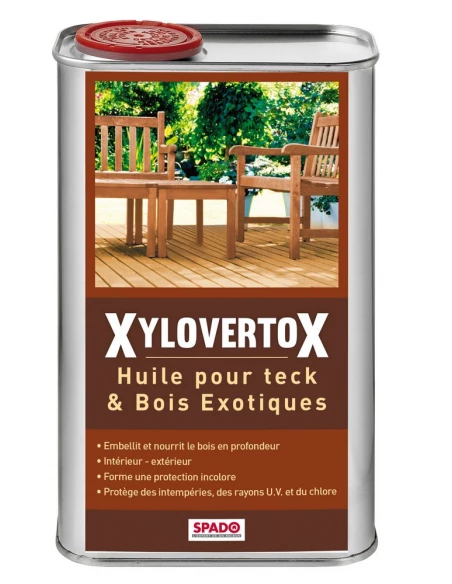 Xylovertox Huile de Teck Et Bois Exotique 1 litre - XYLOVERTOX