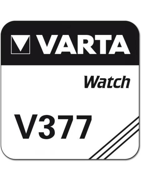 Pile Elect Oxy Argent 1.55v V377 - VARTA