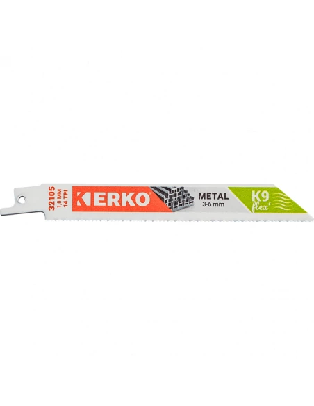 Lame scie Sabre Erko 150x19x0,9 14t Metal K9 Etui 5