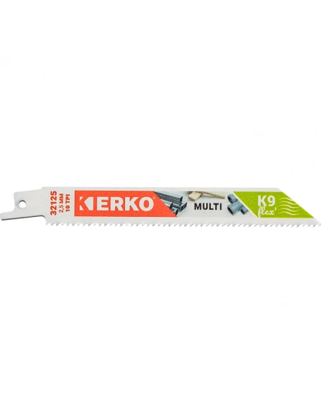 Lame scie sabre bim erko 150 mm 10d metal alu 3 - 12 mm - carte de 5