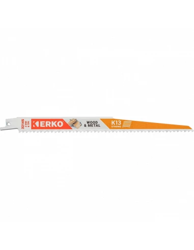 Lame scie sabre bim erko 228 mm 6d bois et clous - carte de 5