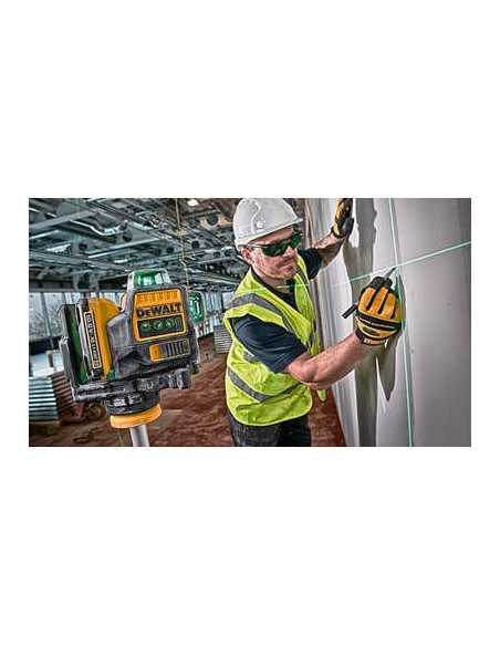 S.Of. Self-Leveling Green Laser Level With 3 Lines 360° Xr 12v With 2ah Li-Ion Battery Dce089d1g-Qw Dewalt