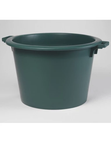 Baquet plastique 110 litres Rond Vert Canada - EDA