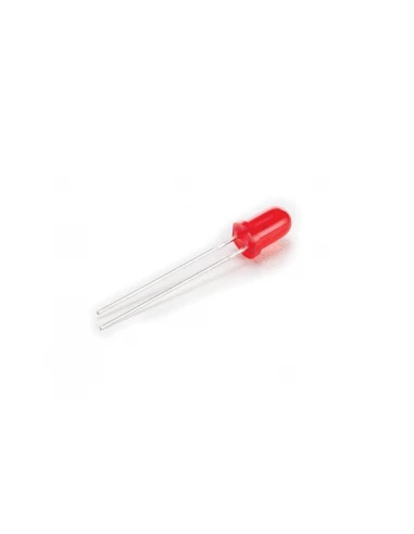 25 Led standard 5mm - rouge diffusant