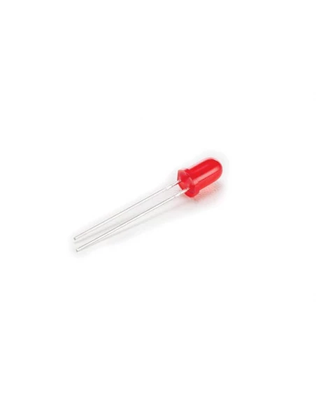 25 Led standard 5mm - rouge diffusant