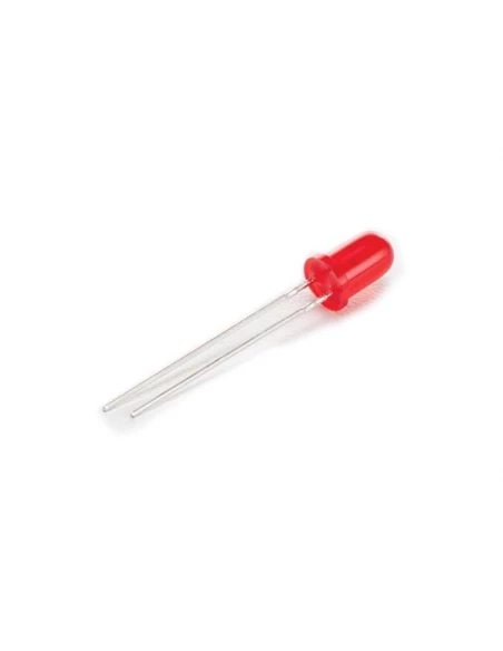 Led standard 5mm - rouge diffusant