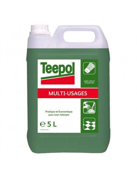 2 Produit Hygiene Generale Teepol Liquide 5 Litres