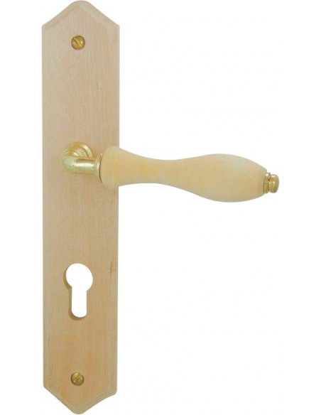 Poignée de porte bois Rustique Clé i - DT2000