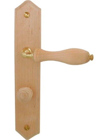 Poignée de porte bois Rustique à condamnation - DT2000