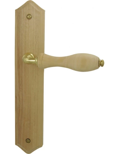 Poignée de porte rustique blanc bec de cane - DT2000