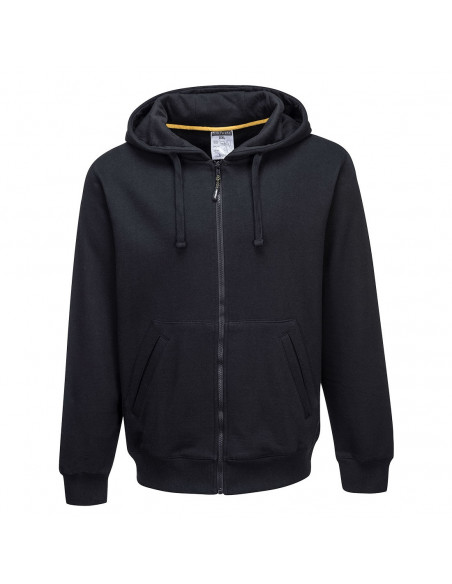 Sweatshirt Zippé à capuche Nickel couleur : Noir taille S - PORTWEST