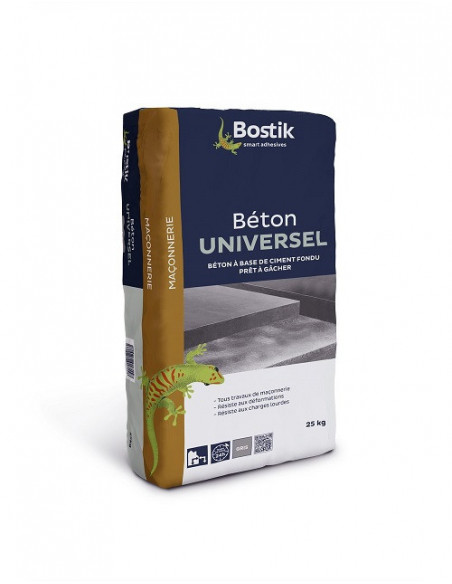 Béton Universel Bostik Prêt à l'emploi, polyvalent et résistant - Bostik