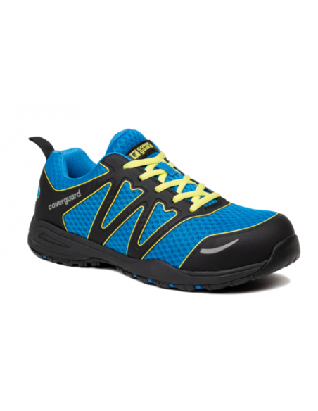Chaussure de sécurité basse type basket GYPSE S1P BLEU/NOIR pointure 41 - COVERGUARD