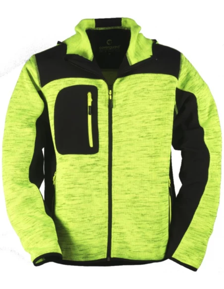 Veste softshell BORA jaune fluo taille XL - COVERGUARD
