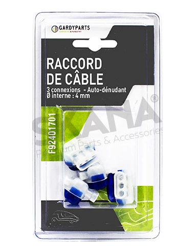 Raccord de cable auto dénudant 3 connexions IP67