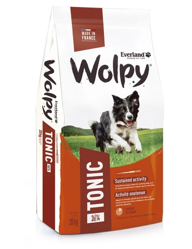 Aliment croquette chien wolpy tonic 20 kg EVERLAND