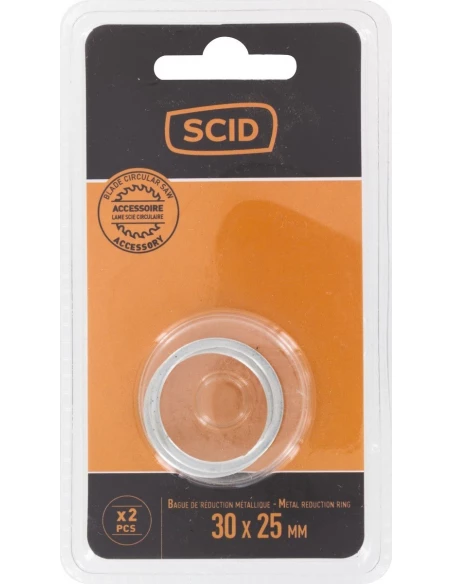 Bague de réduction métal 30 x 25 - 2 pièces