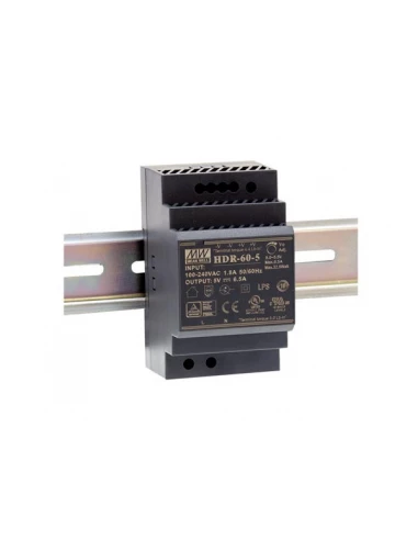 alimentation - 1 sortie - 60 w - 12 v 4.5 a - montage sur rail din - pour usage industriel