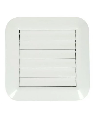 Grille d'aération à volet (seche-linge) couleur blanche - NICOLL