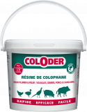 Résine de colophane Coloder 3.5 Kgs pour plumer volailles et gibiers - Saniterpen