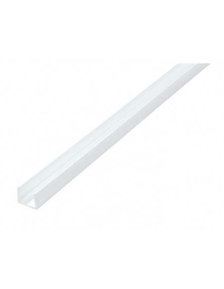 Profil en U 15X15-1M PVC Blanc