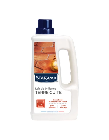 Lait de Brillance Tomettes Terres Cuite 1 litre - STARWAX