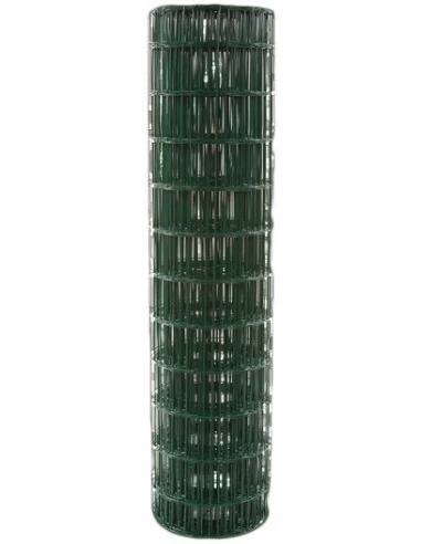 Grillage résidentiel plastifié vert maille 100 x 100 mm hauteur 1.00 longuer 20m