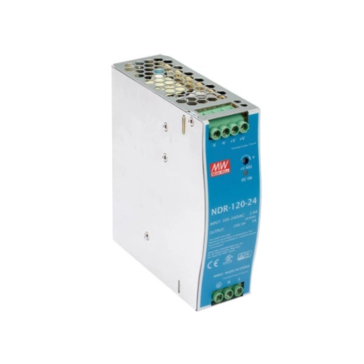 alimentation - 1 sortie - 120 w - 24 v - 5 a - montage sur rail din - pour usage industriel