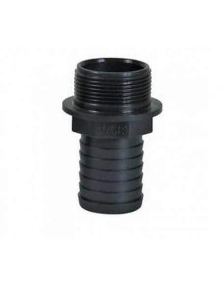 Manchon droit cannelé Diamêtre 20mm filetage 15X21 - RAIN IRRIGATION