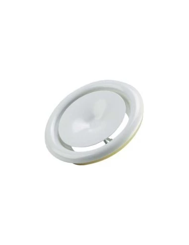 Bouche réglable acier de soufflage air chaud 125 mm
