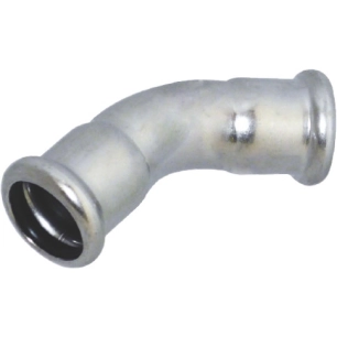inoxpres coude 45° ff 88,9